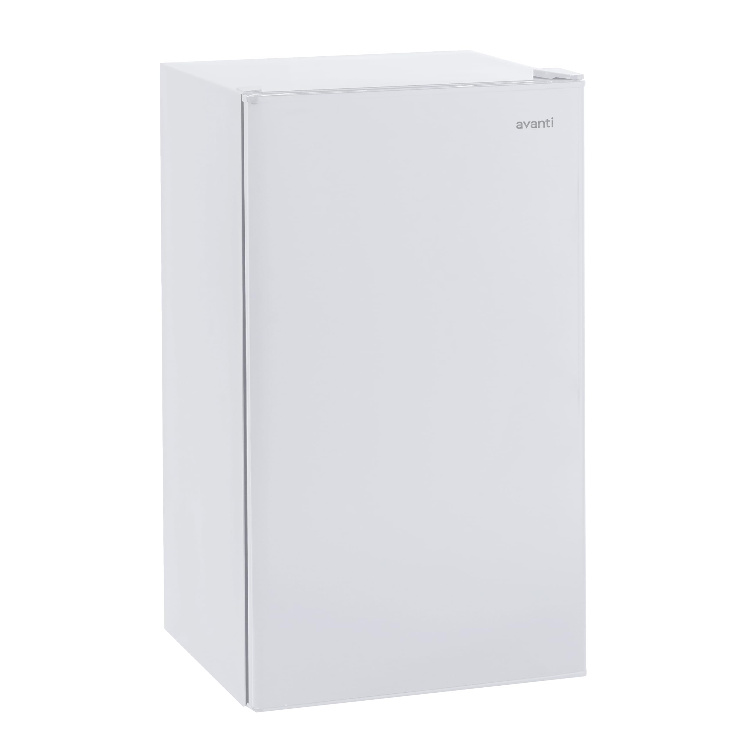 Avanti Mini Fridge Compact Refrigerator for Home Office or Dorm with Reversible Recessed Door, Adjustable Door Bins and Glass Sh