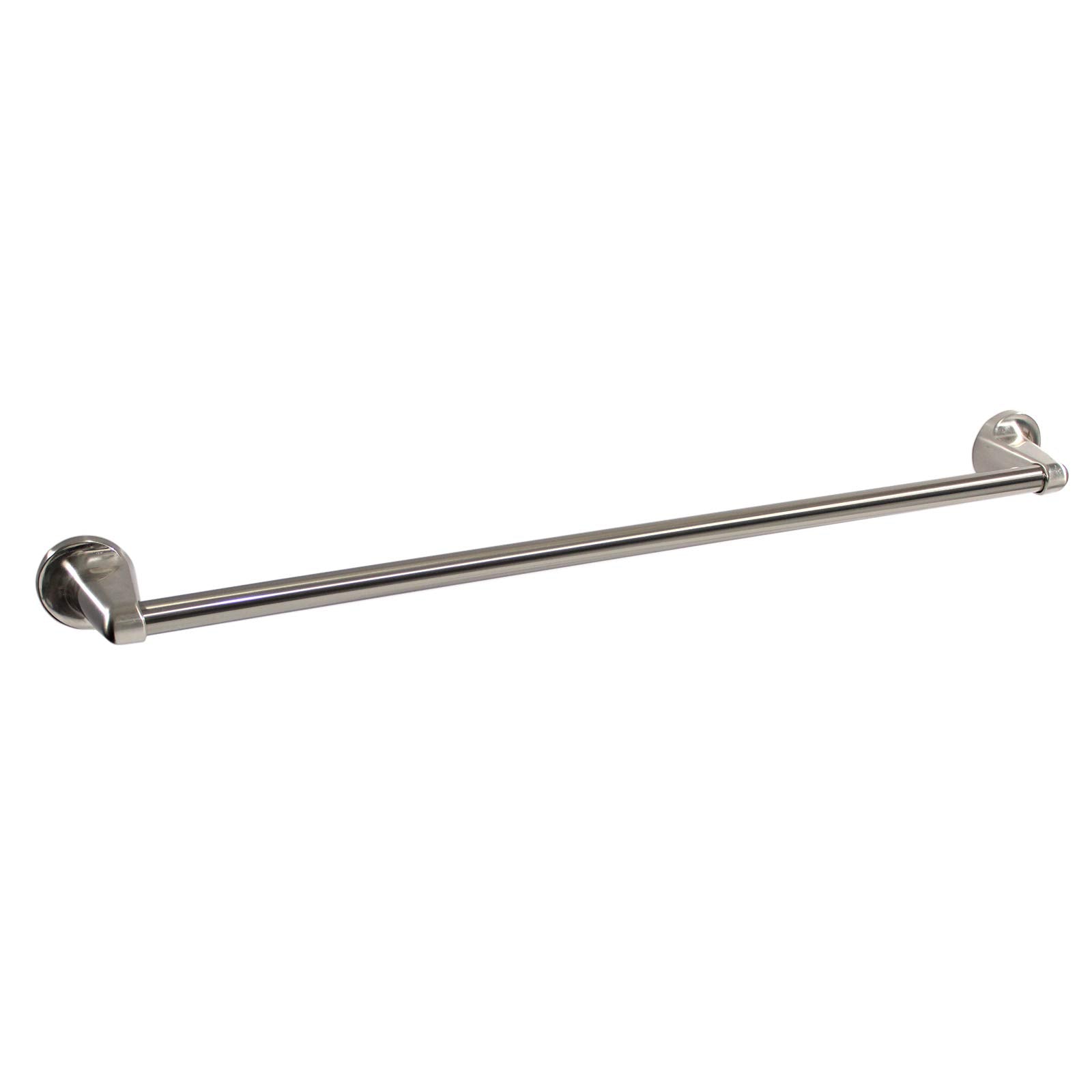Formosa Design Hardware 24'' Towel Bar Variety Of Finishes And Styles Available (Round, Brushed Nickel)