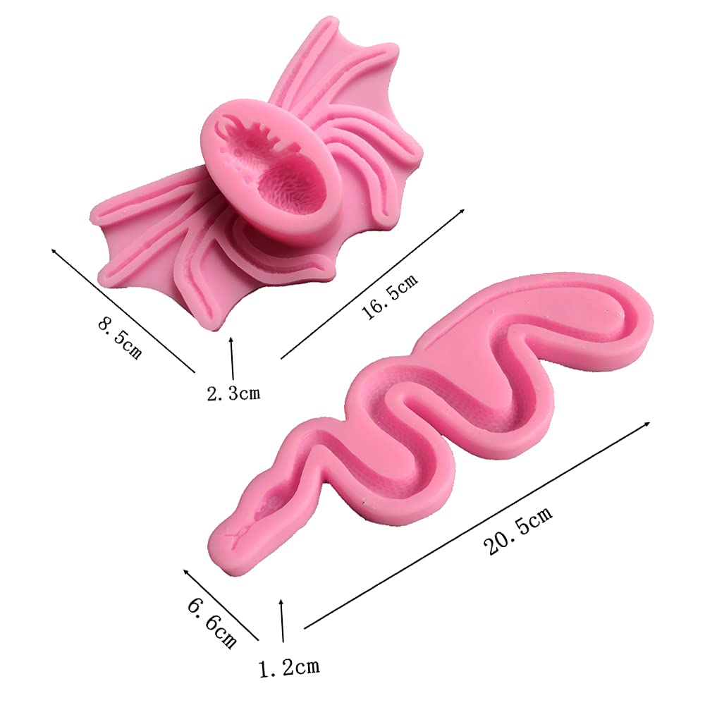 Cestony Prank Animal Silicone Molds For Diy Cake Fondant Biscuit Cookies Soap Sugar Pudding Chocolate Hard Candies Dessert Candl