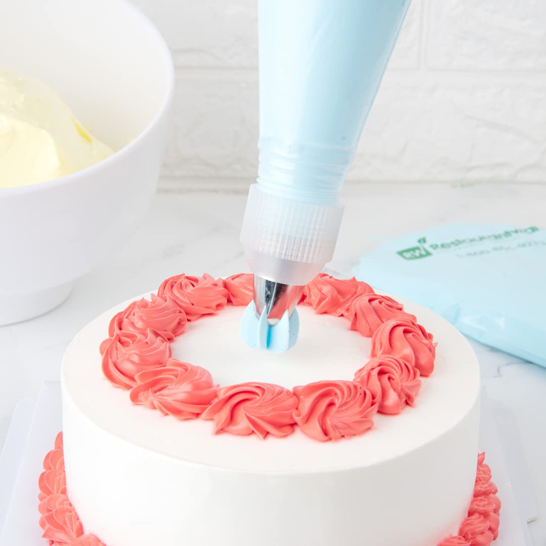 Restaurantware Pastry Tek Piping Tip 1 Reusable Drop Flower Icing Tip - #1B Dent-Resistant Stainless Steel Pastry Tip Dishwasher
