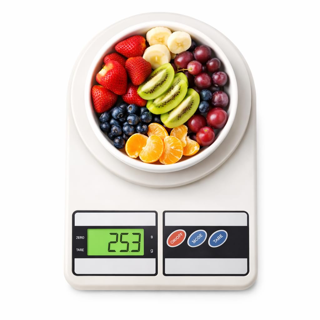 Shiv Furniture Sf400 Digital Kitchen Weighing Scale | 10Kg HighPrecision Food Scale | Electronic Measuring Scale | Lcd Display