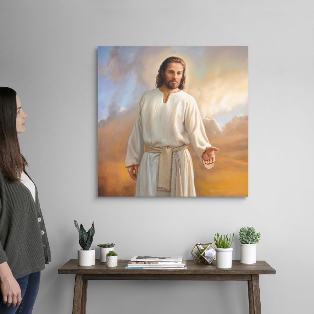 Canvas On Demand I Am Canvas Wall Art Print By Mark Missman, Traditional, Home Decor, Christian, Christianity Artwork, 30''X30''