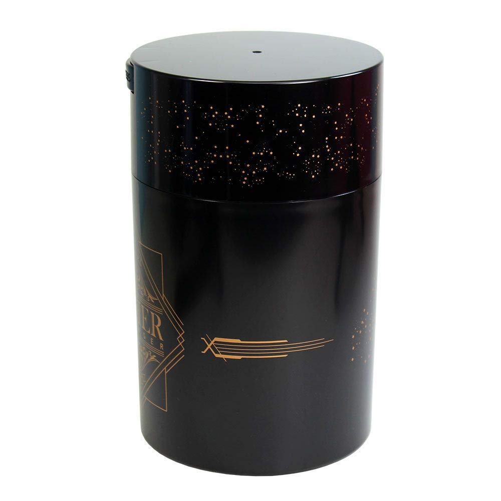 Tightpac America CFV2-SBK-FRES Airtight Container, 1.85L, Plastic, Black Gold Logo