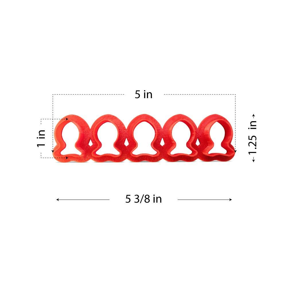 Mini Goldfish Cookie Cutter 1 Inch - 3D Printed Plastic - Made In The Usa - Cookiecuttercom Brand - Color May Vary