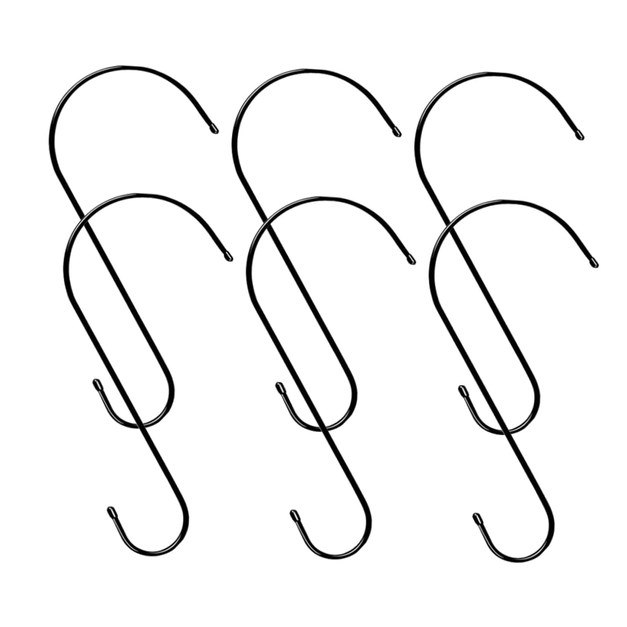Abaodam 6Pcs Metal Hanging Hooks For Plants MultiFunctional Garden Hooks For Bird Feeders Outdoor Decorations Durable Holders F