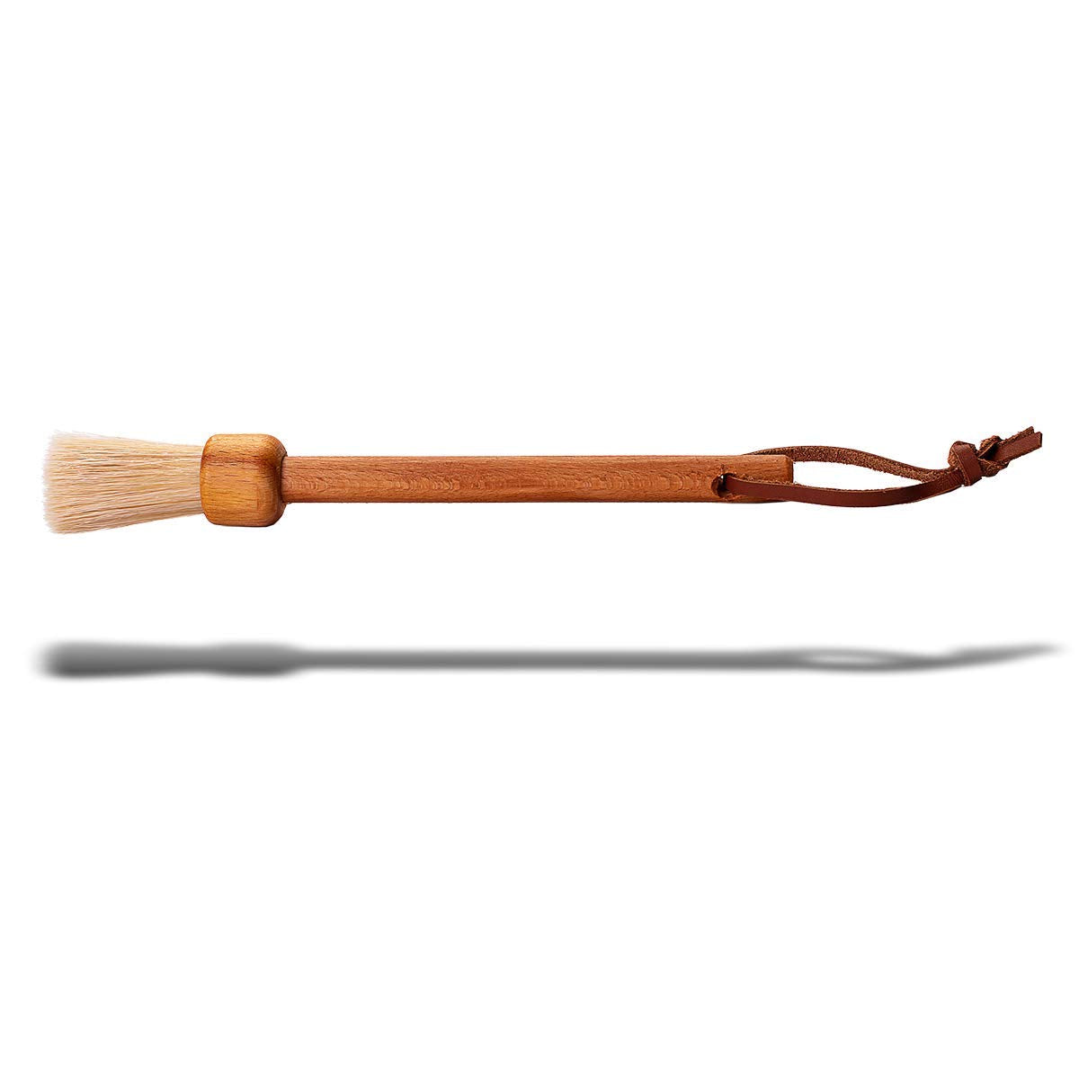 Valentino Garemi Coffee Machine Brush - Espresso & Cappuccino Cleaning Tool - Traditional & Classic Ergonomic Design With Real W