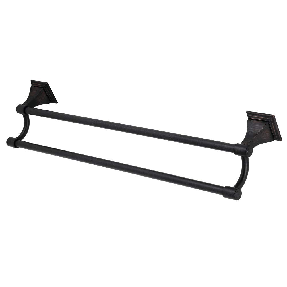 Kingston Brass BAH6123ORB Monarch 24-Inch Dual Towel Bar  Oil Rubbed Bronze