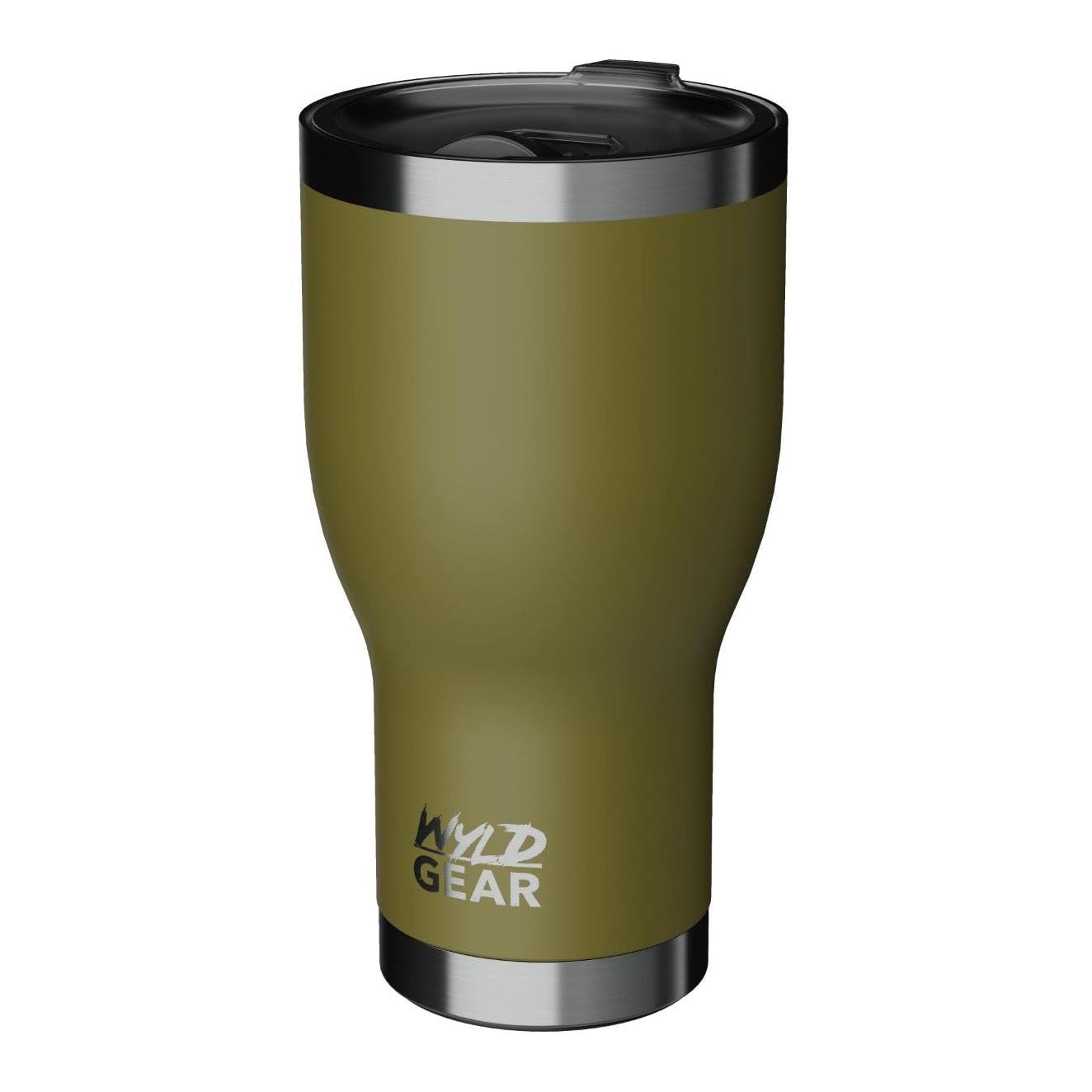Wyld Gear Tumbler - Stainless Steel, Vacuum Insulated Travel Mug With Lid - 30Oz Od Green