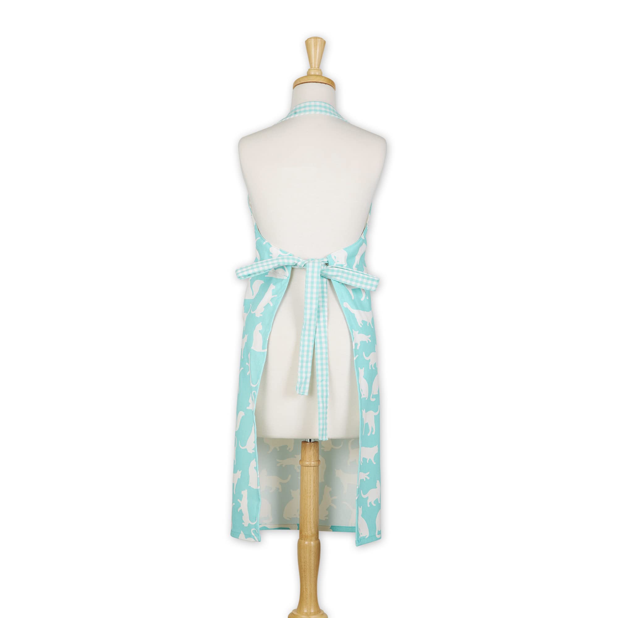 AQUA CAT PRINT CHEF APRON