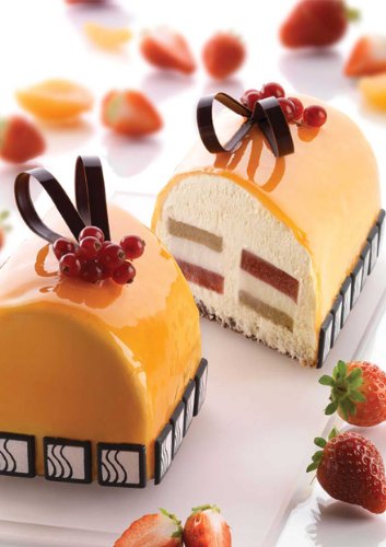 Silicone Log (Buche) Freezing And Baking Mold - 220X60Mm X 50Mm High