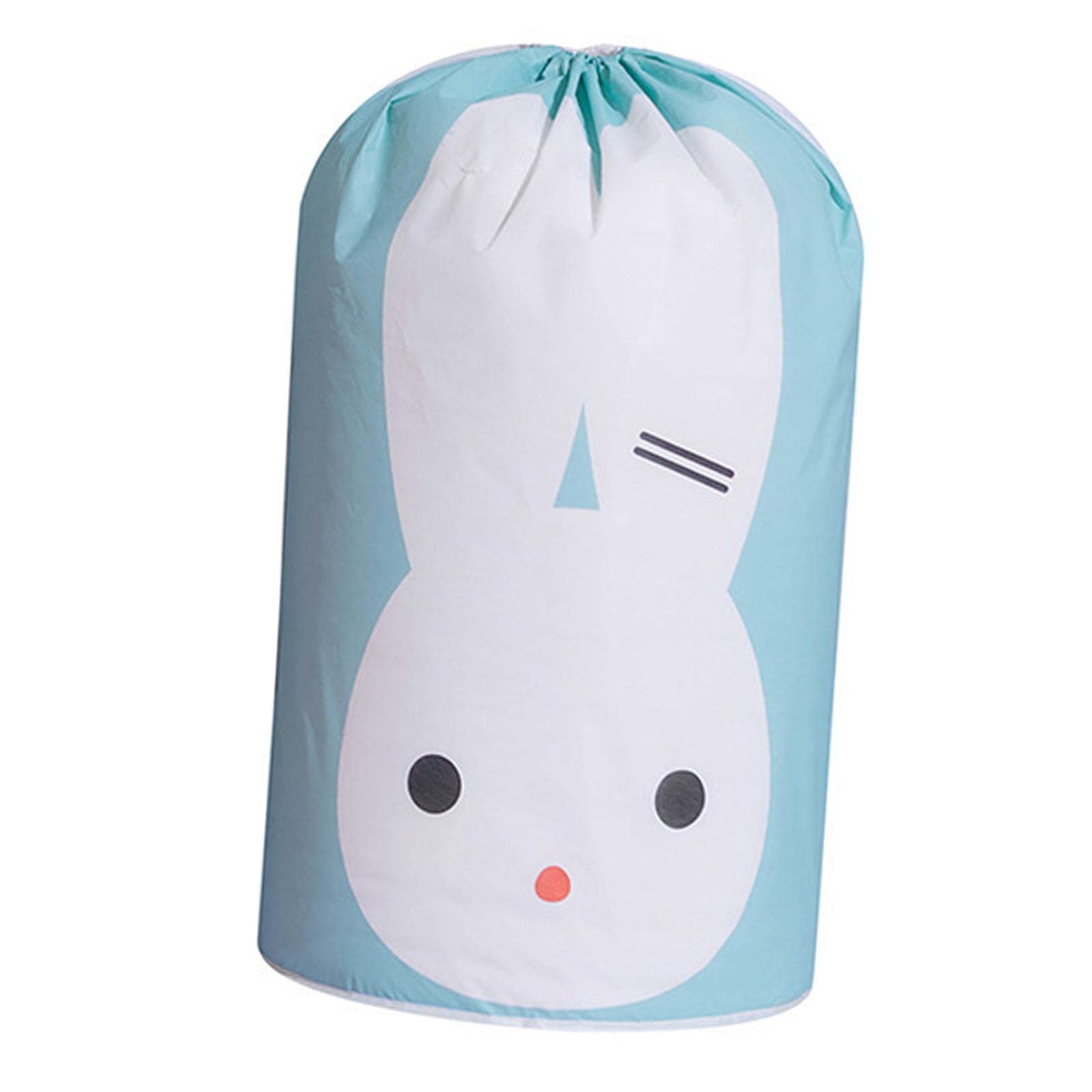 Zoomella Storage Bag Clothes Blanket Toys Container Bucket Organizer For Quilt Blue|Storage Bags|Home & Garden