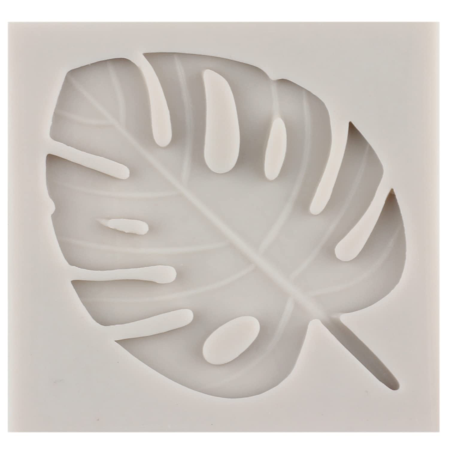 Mypracs Tropical Leaf Silicone Molds Fern Leaves Fondant Mold Monstera Leaf Candy Molds For Cake Decoration Cupcake Topper Choco