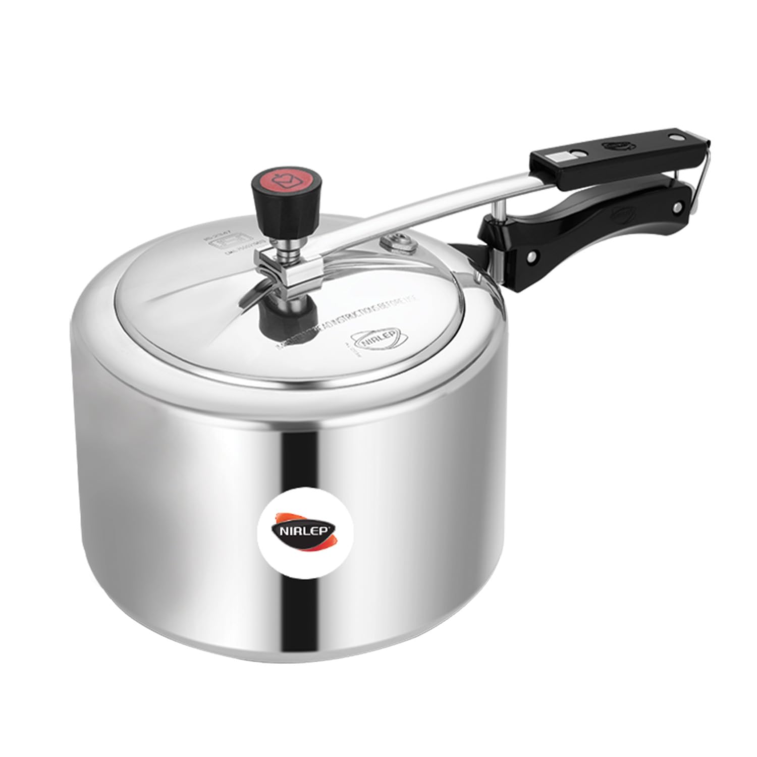 Nirlep Nutrihealth 3 Litre Inner Lid Aluminium Pressure Cooker With Induction Bottom