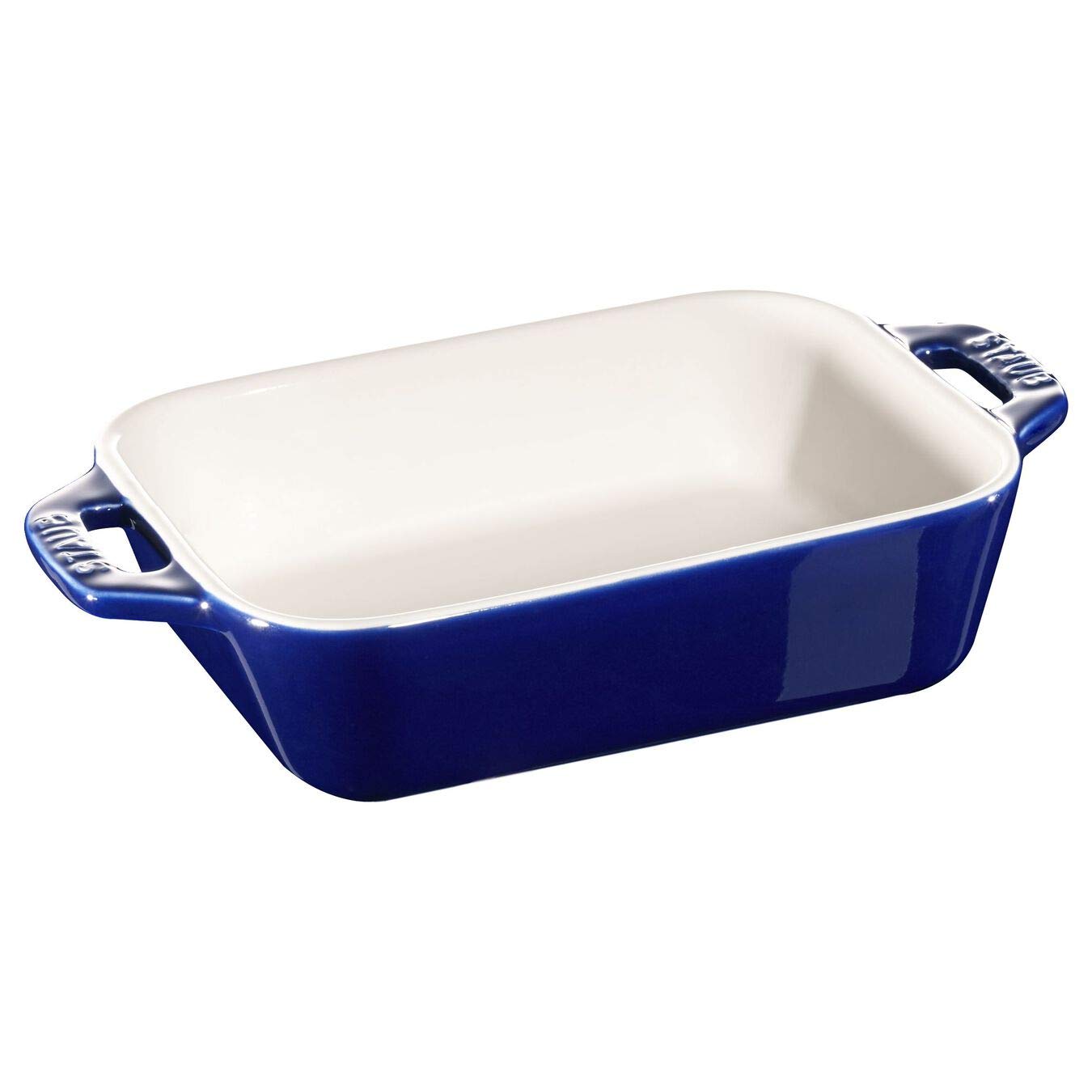 Staub Ceramic Rectangular Baking Dish 10.5 x 7.5inch Sapphire Blue