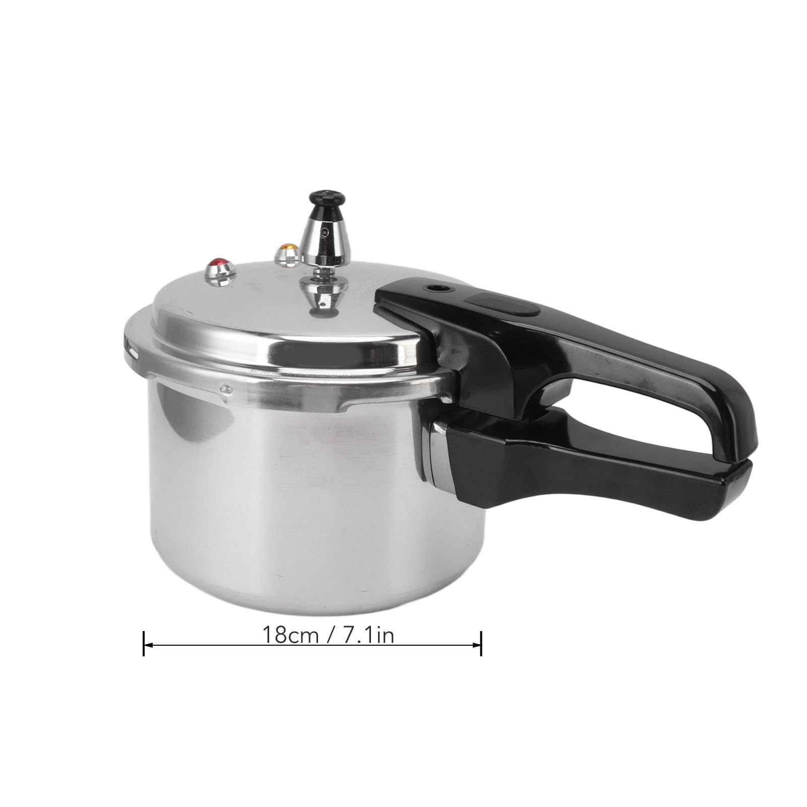 3 Liter Stainless Steel Pressure Cooker 18cm Bottom 3L Mini Pressure Cooker for Gas Stove
