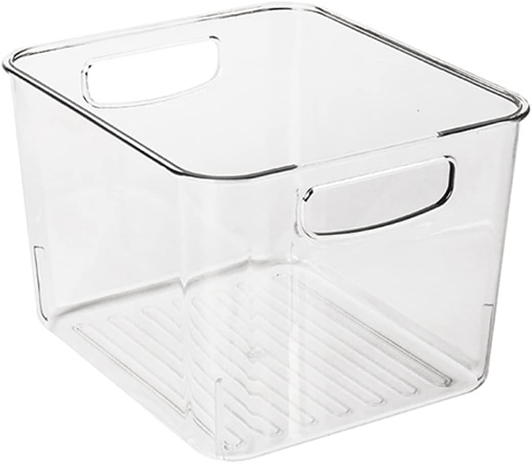 Nishiv Refrigerator Organizer Bins Clear Plastic Pantry Organizer Bins Organization For Fruit Snacks Pasta Pantry & Kitchen Orga