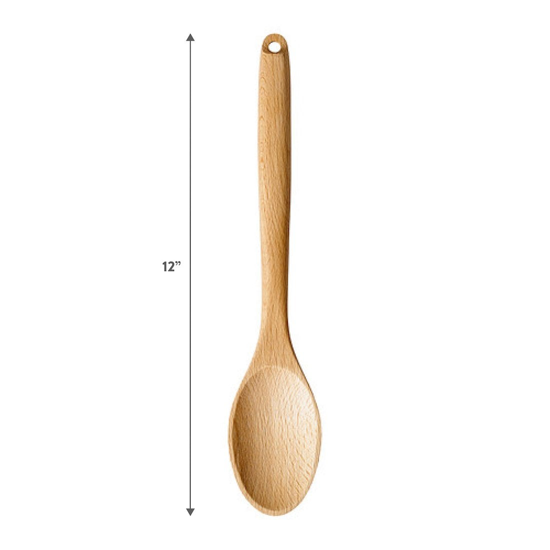 Andaz Press Laser Engraved Wooden Mixing Spoon Trophy Award Prize, 12-Inch, Winner, 1-Pack