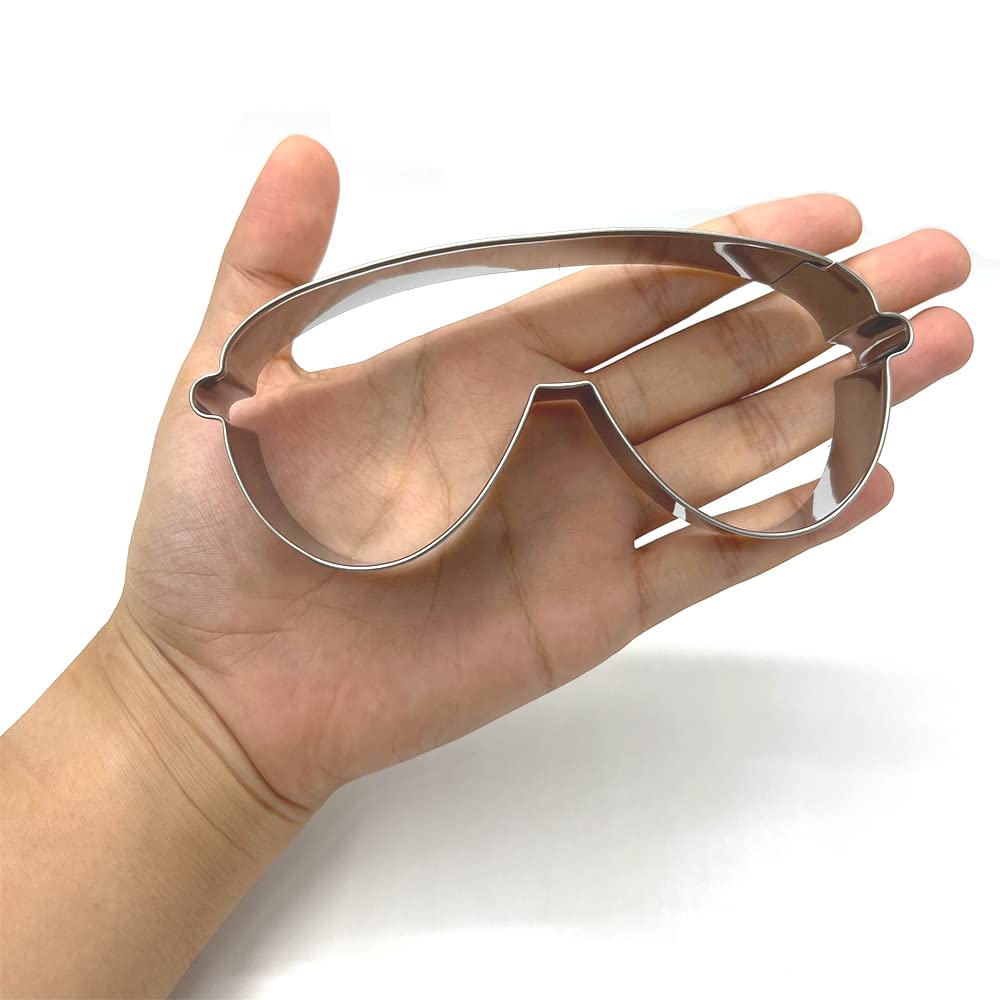 Liliao Glasses/Sunglasses Cookie Cutter, 5 X 2 Inches, Stainless Steel