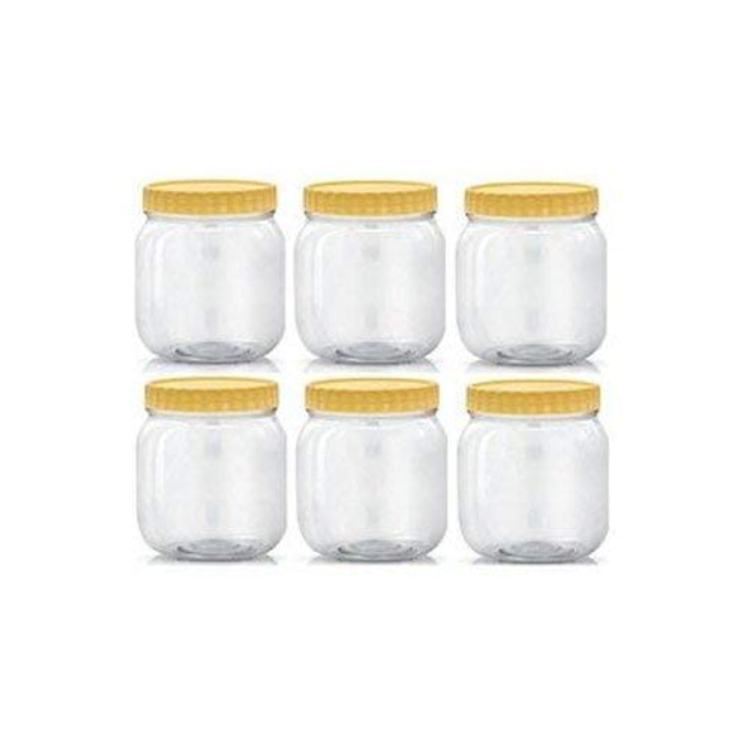 Sunpet Plastic Container  750 Ml, 6 Pieces, Transparent