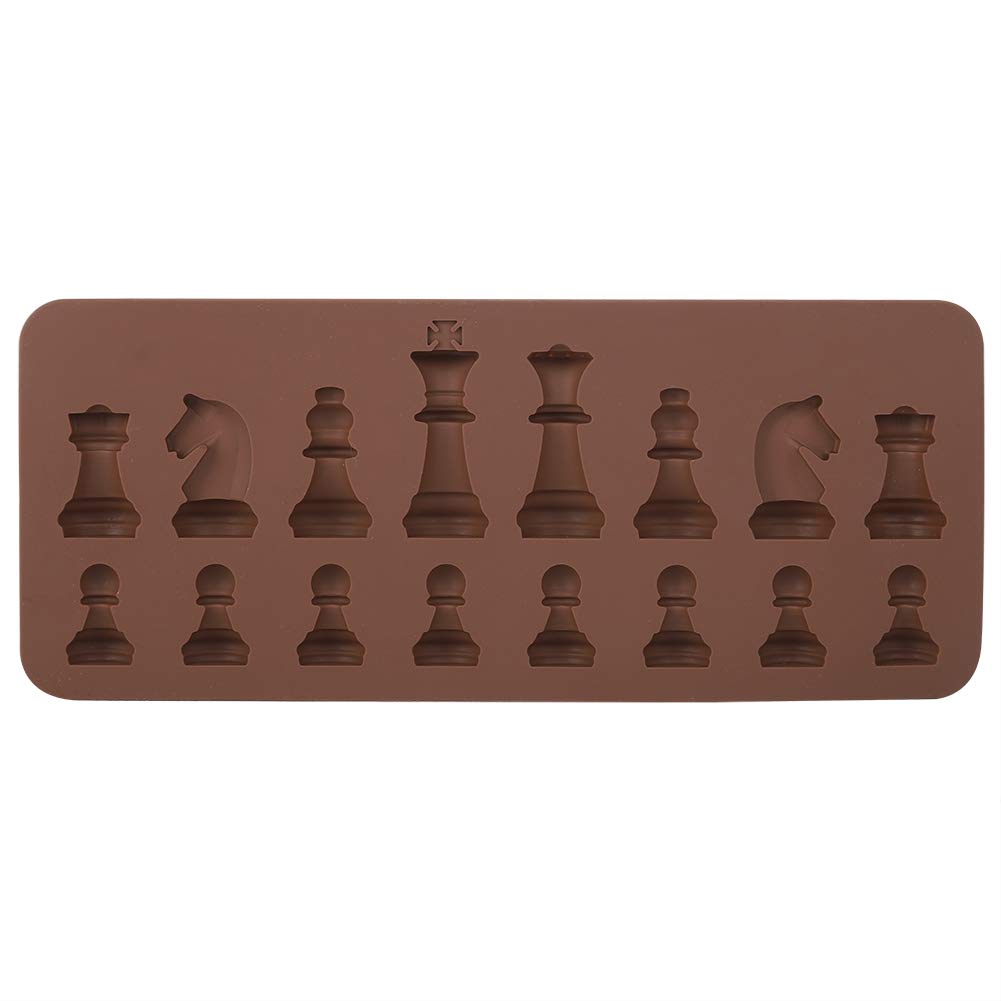 Silicone Chess Piece Chocolate Candy , International Chess Silicone Casting Fondant Diy Candy Cake Topper