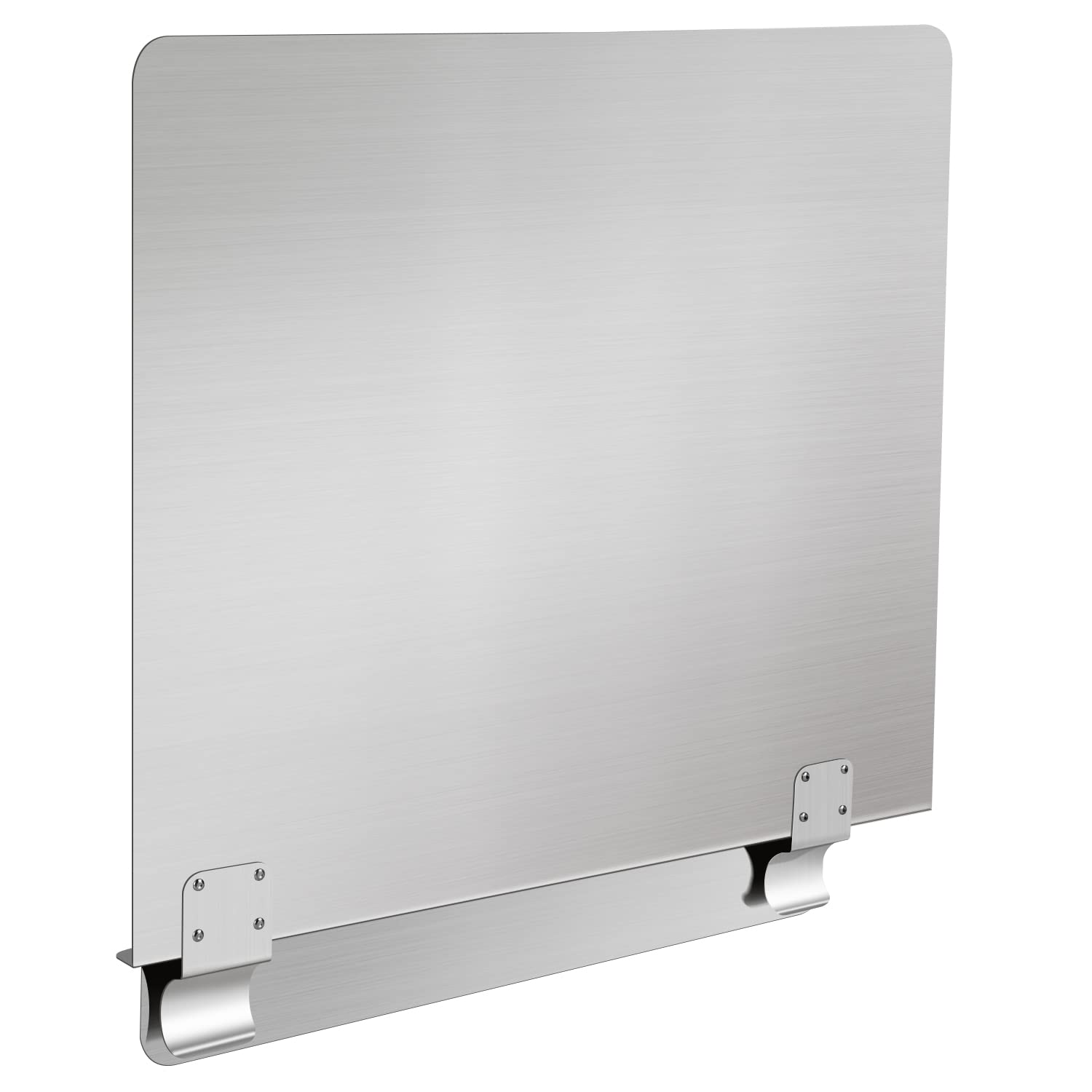 Stainless Steel Commercial Deep Fryer Splash Guard 20-1/2'' W X 18'' H Side Splash Universal Fit Clips Stop Oil From Splattering