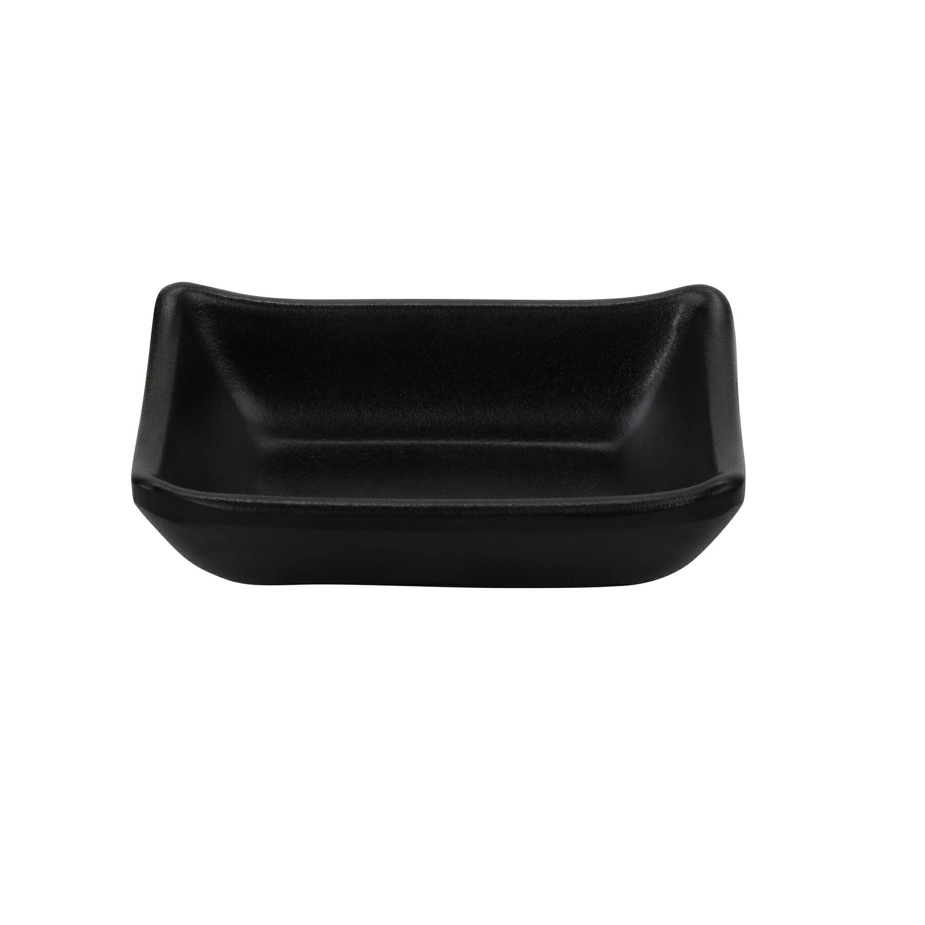 G.E.T. Round 2 Ounce Black Melamine Ramekin Side Dish (Set of 12)|For Condiments, Dressings and Side Dishes