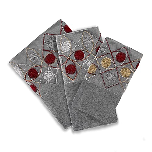 Popular Bath Sedona Collection, Towel Set, Grey