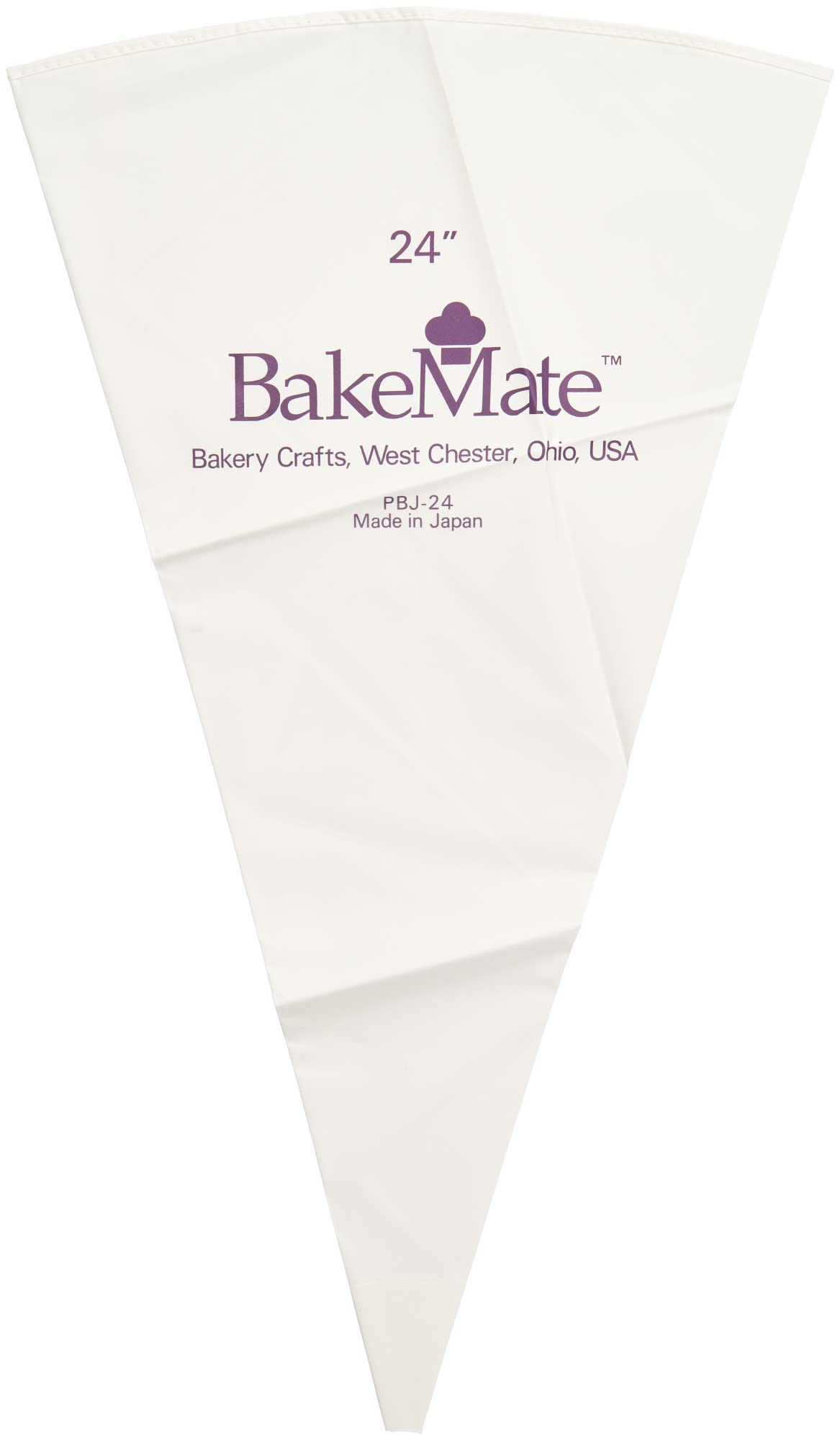 BakeMate Reusable Pastry Bag, 24, Double-Coated Polyurethane Cake Piping Bag, Reinforced Bottom, Stitched Boarder, For Piping Fr