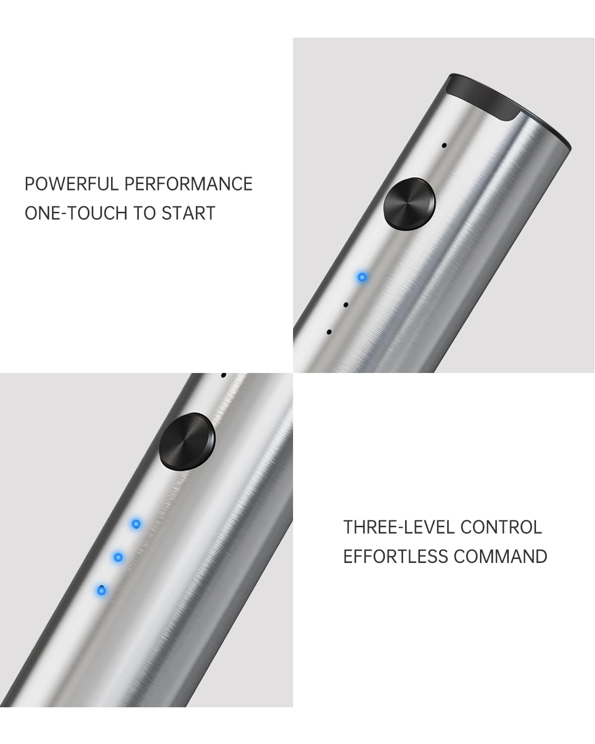 Circle Joy Powerful Milk Frother Handheld With 3-Speed, Coffee Frother Wand Rechargeable Mini Drink Mixer With 2 Stainless Steel