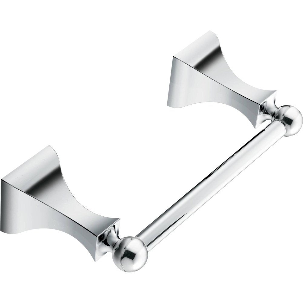 Moen Dn8308Ch Retreat Collection Double Post Pivoting Toilet Paper Holder, Chrome