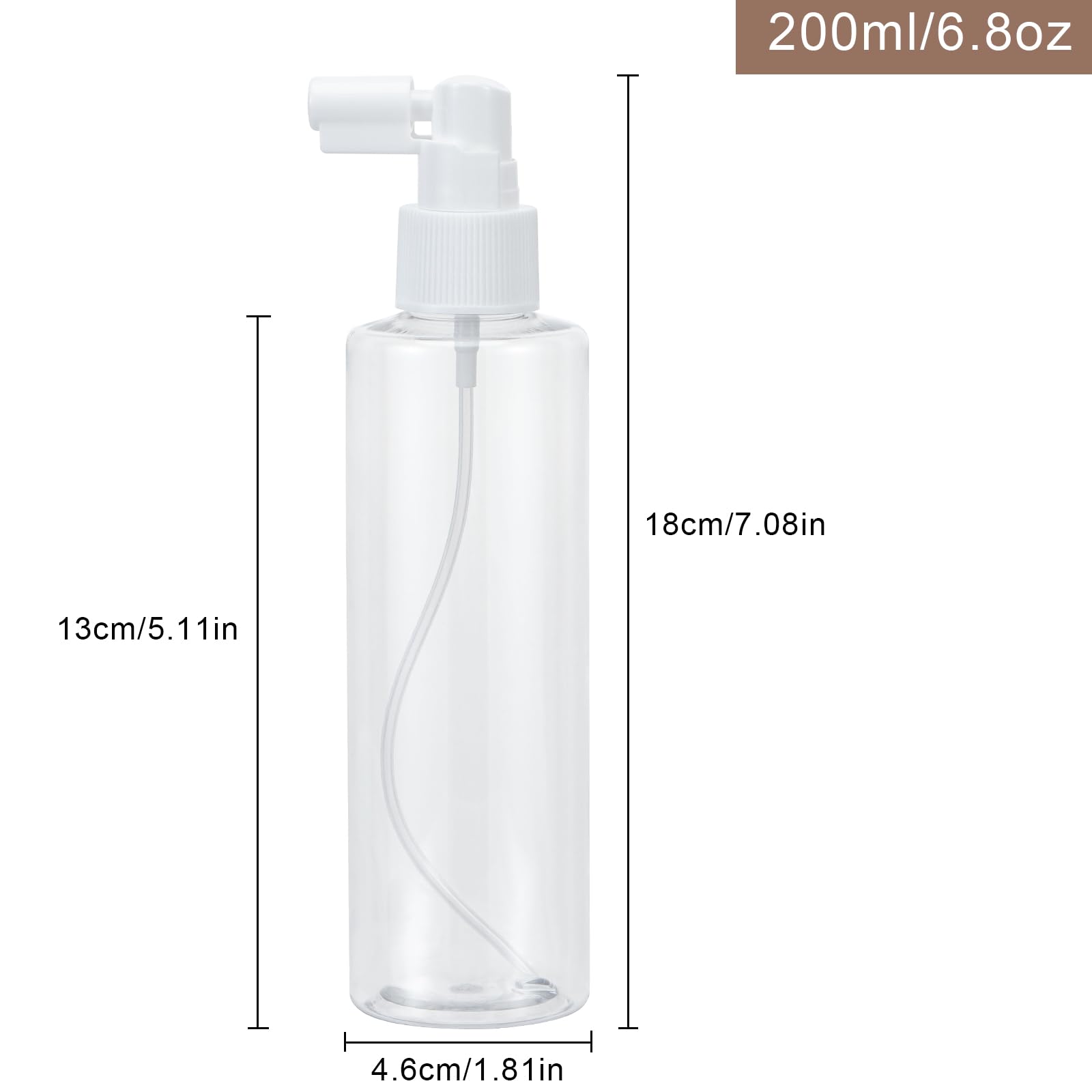Yebeauty 4 Pack Refillable Small Spray Bottles Plastic Empty Fine Mister Long Mouth Travel Spray Bottle With Tight Cap Durable S