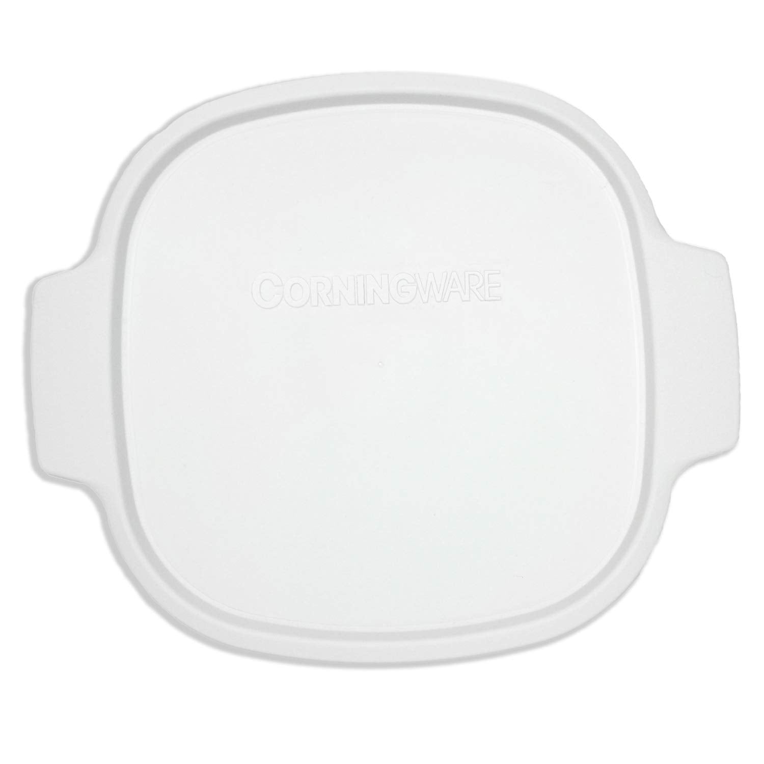 Corningware Stovetop A-2-Pc 2-Quart/3-Quart White Color Square Plastic Storage Lids (1)