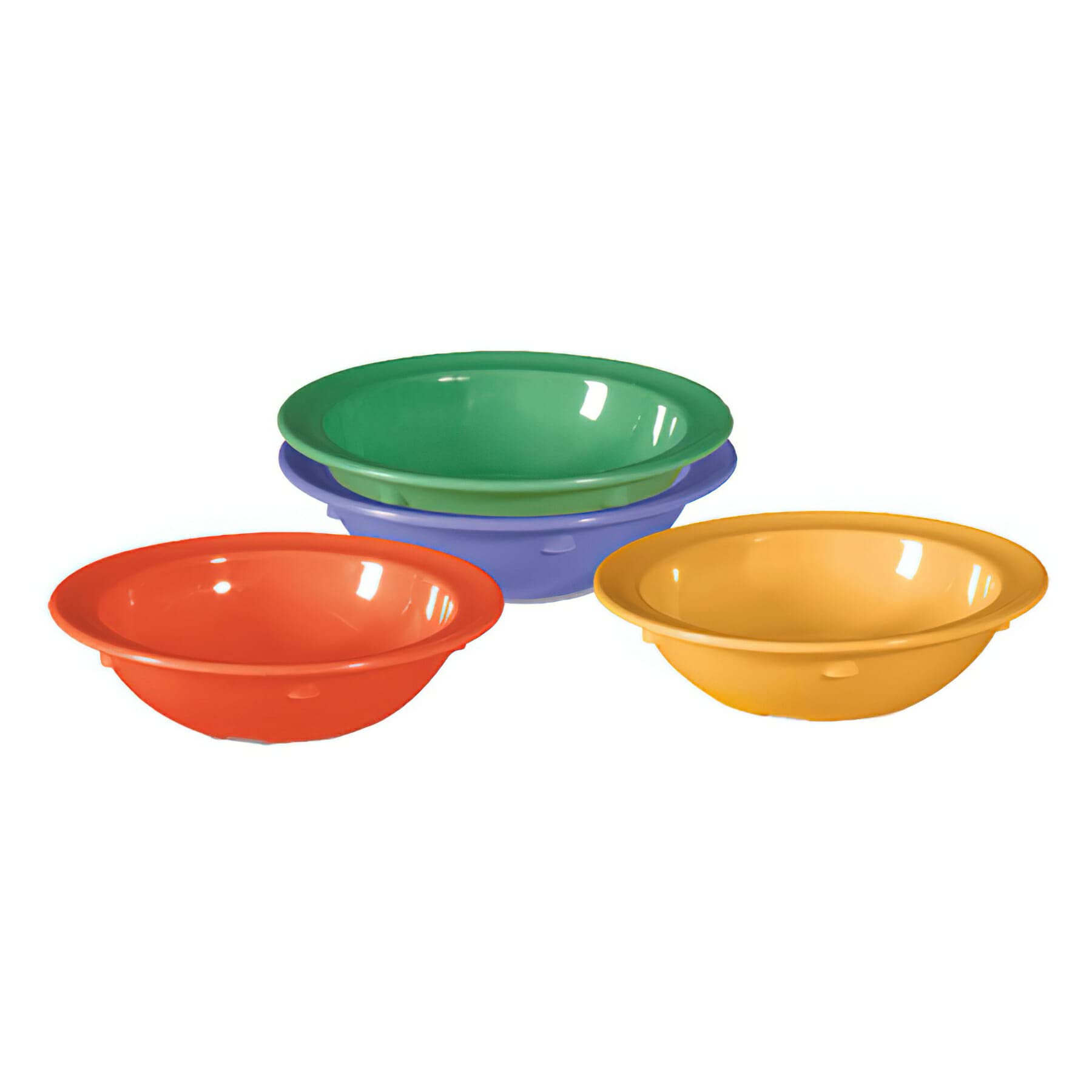 G.E.T. DN-904-MIX Melamine Dessert Bowls, 5 Ounce, Mardi Gras Mix (Set of 12)