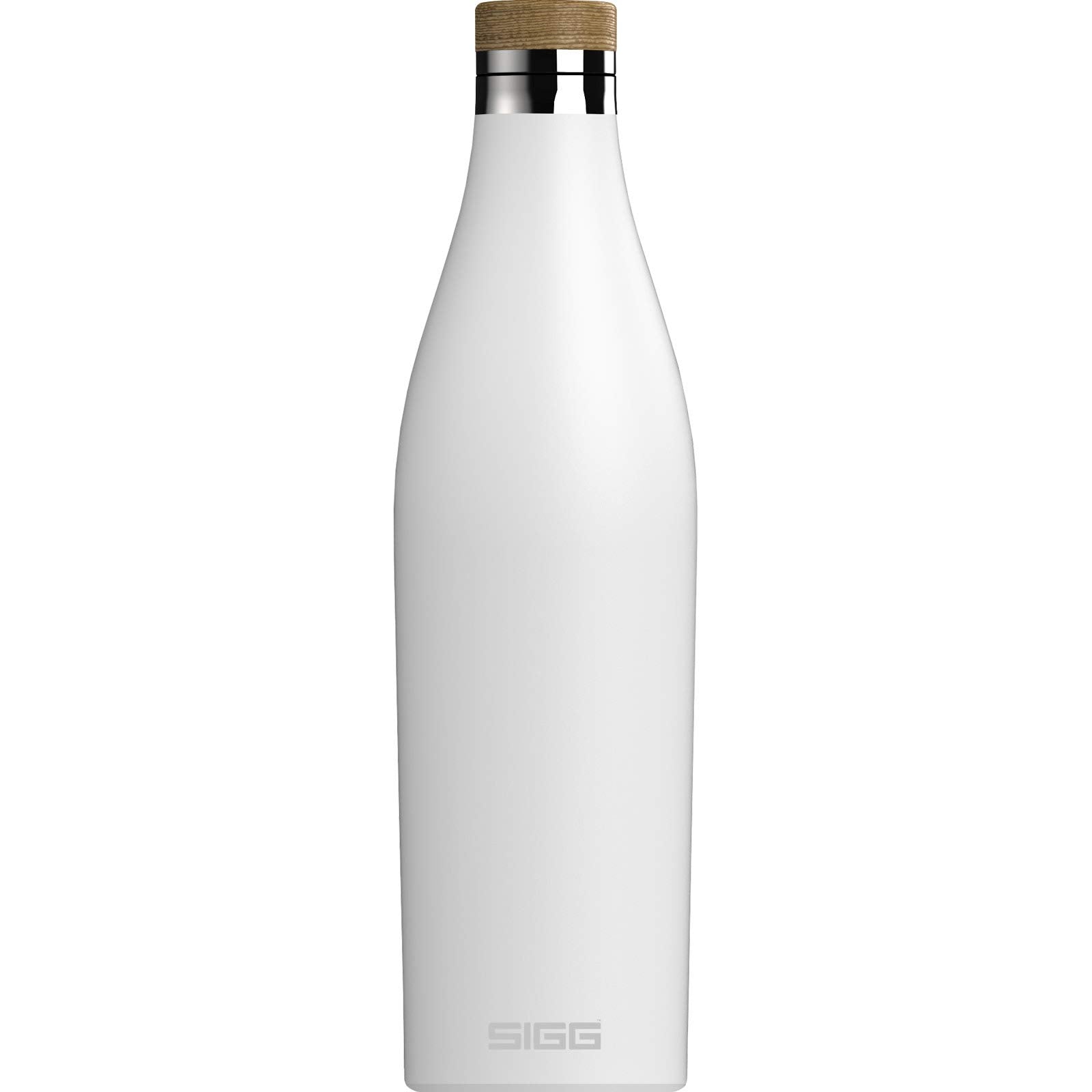 Sigg - Insulated Water Bottle - Meridian White - Leakproof & Extra-Slim - BPA Free - Plastic Free - 18/8 Stainless Steel - Doubl