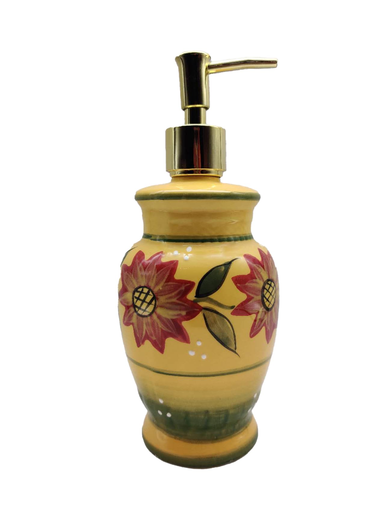 Ack Ceramic Sunflower Soap Dispenser/Lotion Jar, Kitchen D  Cor, Bathroom D  Cor