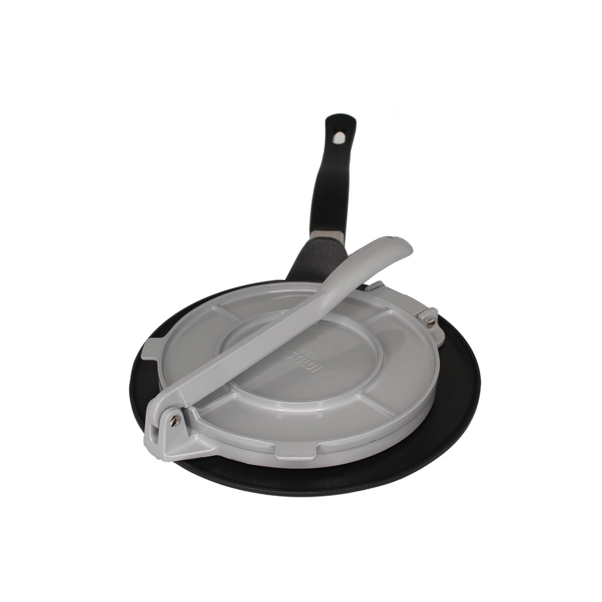 Imusa 4Pc Pdq Comal & Tortilla Press Set/Tortilla Making Kit