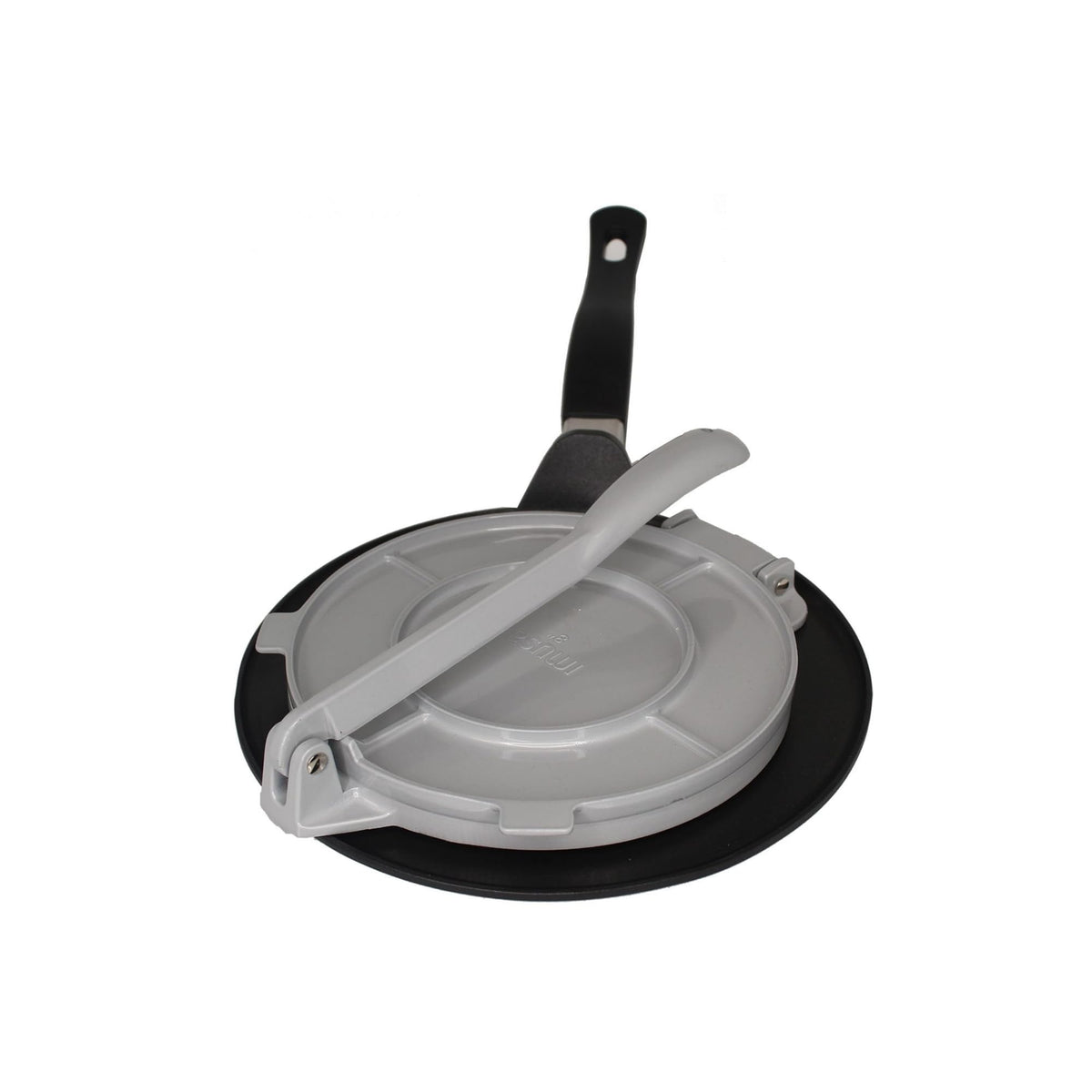 Imusa 4Pc Pdq Comal & Tortilla Press Set/Tortilla Making Kit