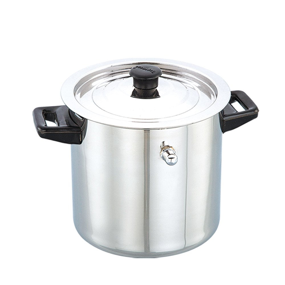 Expresso Milk Boiler Induction Friendly Pot, 1.5 Litres, 5 Piece, Silver, 1.50 Litre (Jk1015_1.5L)