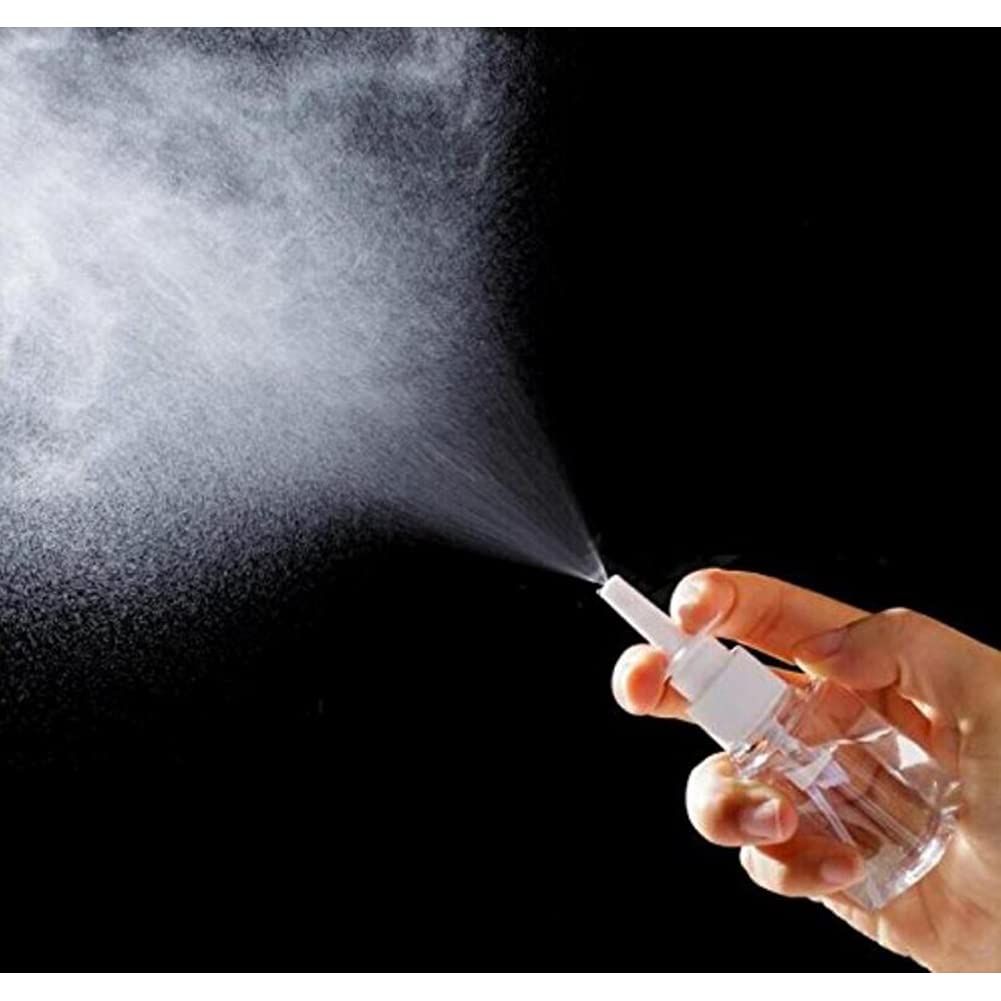 6Pcs 30 Ml/1 Oz Amber Empty Nasal Spray Bottles Refillable Fine Mist Sprayer Travel Containers Vials Cosmetic Storage Container