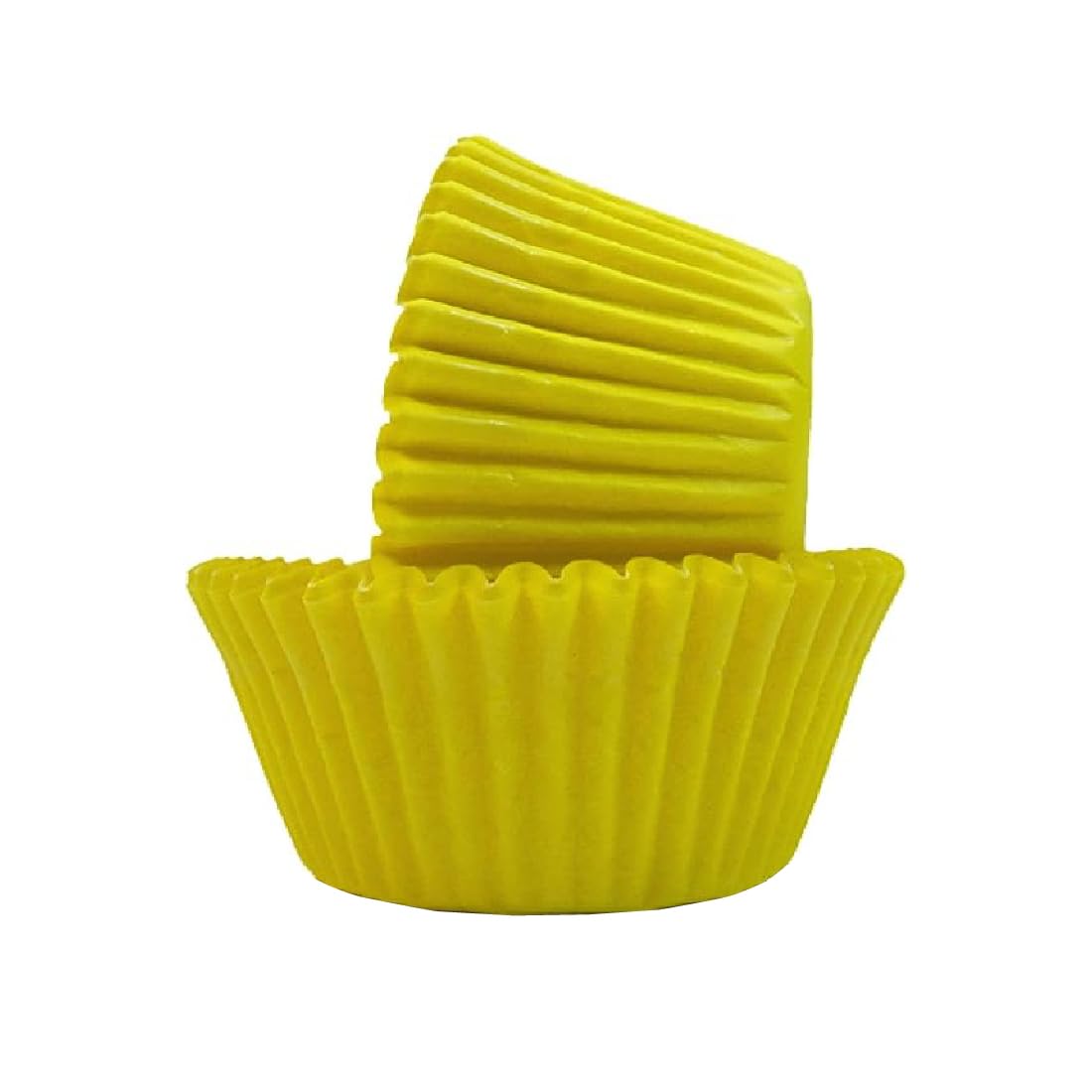 Regency Wraps Greaseproof Professional Grade Baking Cups, Pack Of 40, Standard Liners, Yellow Solid, For Cupcakes, Muffins, Cand