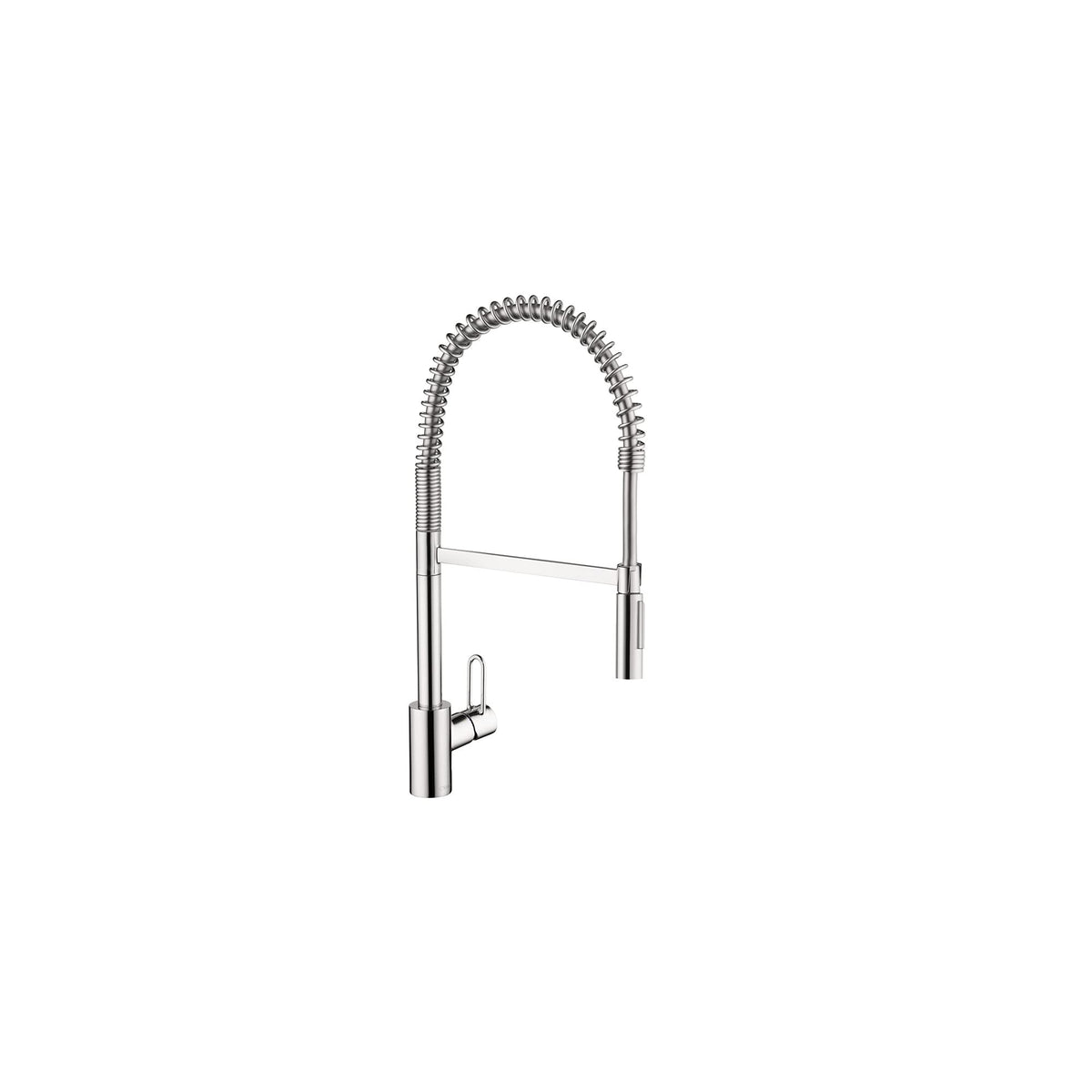 Hansgrohe Talis Loop Chrome Commercial Kitchen Faucet, Kitchen Faucets With Pull Down Sprayer, Faucet For Kitchen Sink, Chrome 0