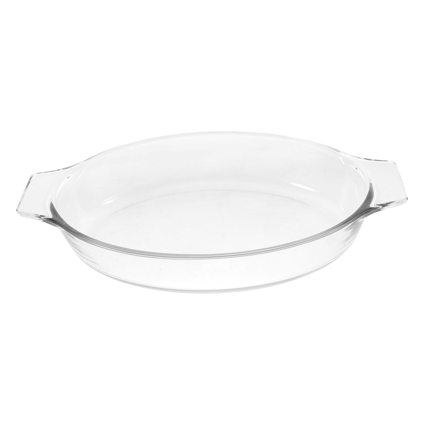 BESTOYARD Hightemperature Resistant Glass Baking Dish Oval Shape Handles for Pies Casseroles Roasting Kitchen Bakeware
