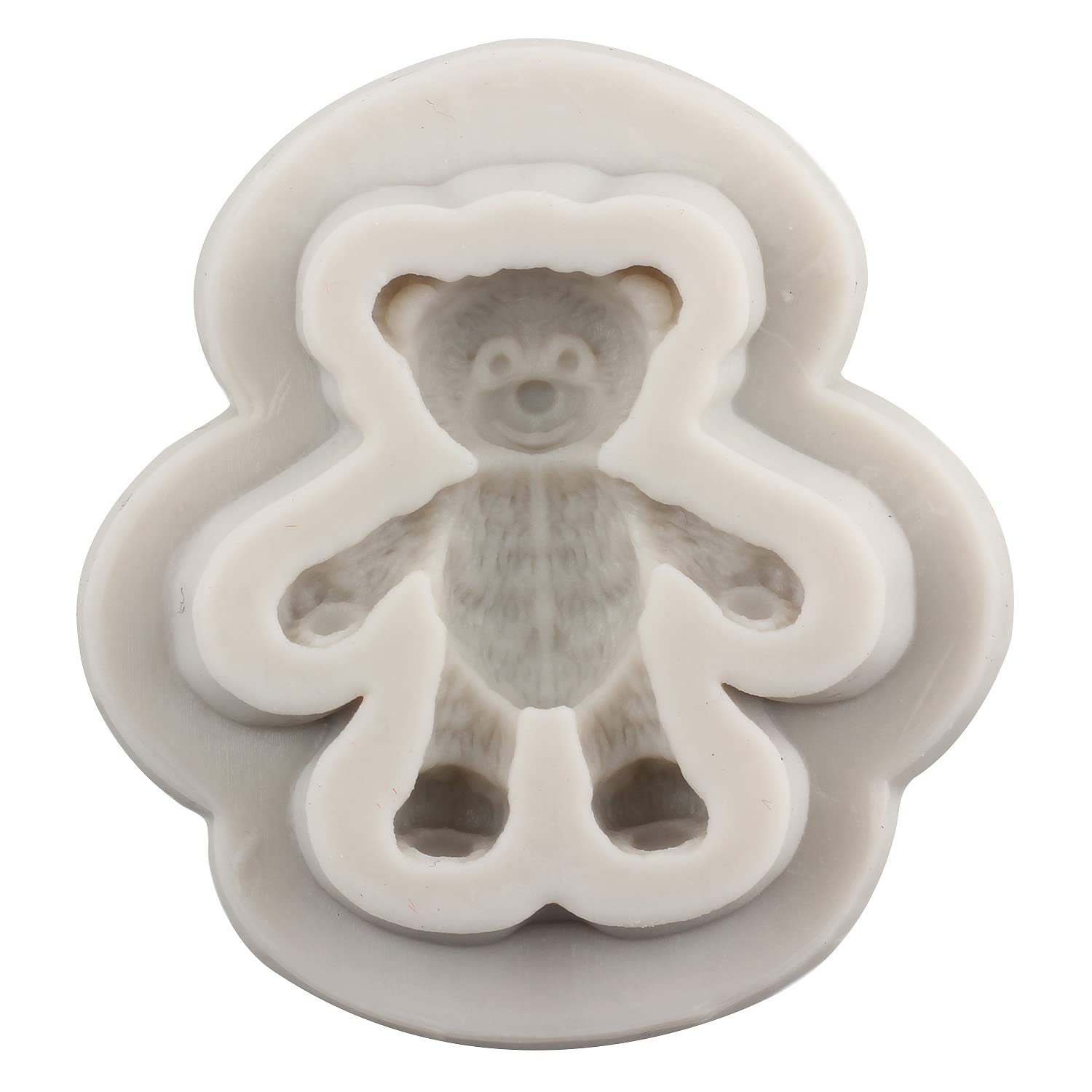 Mypracs Bear Silicone Fondant Molds For Teddy Bear Cake Decoration Cupcake Topper Chocolate Gum Paste Sugar Candy Polymer Clay S