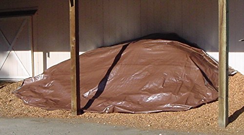 Dry Top 21010 Heavy Duty Tarp, 10X10 Feet, Silverbrown