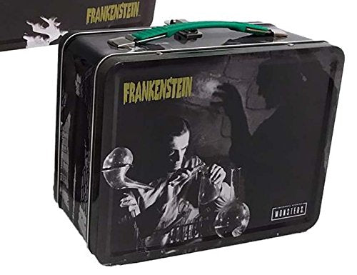 Factory Entertainment Retro Styled Lunch Box  Grey and Black  Metal