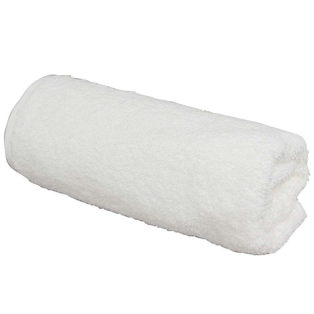 ForPro Premium 100% Cotton All-Purpose Towels, White, Extra Soft Multi-Purpose Salon, Spa, Hotel, and Gym Towel, 16    W x 27