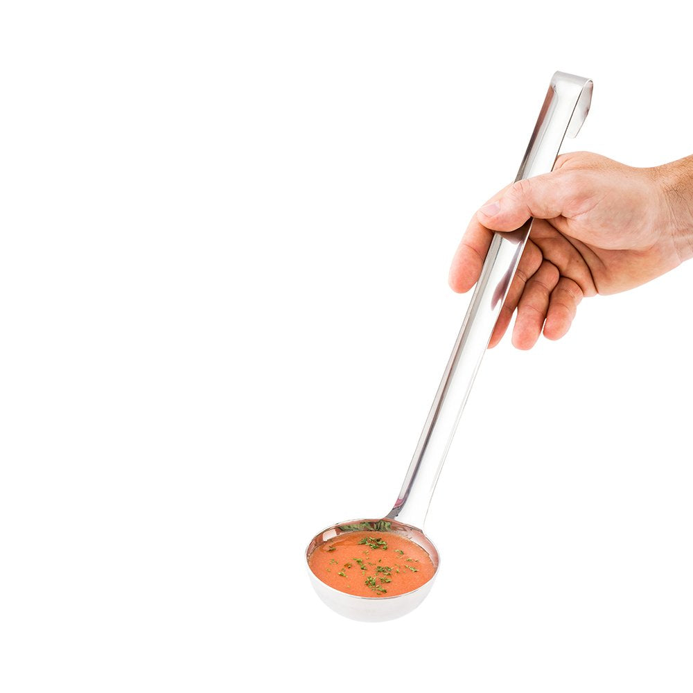 Restaurantware Met Lux 4 Ounce Portion Ladle 1 Multipurpose Portion Serving Spoon - Does Not Corrode Dishwashable Stainless Stee