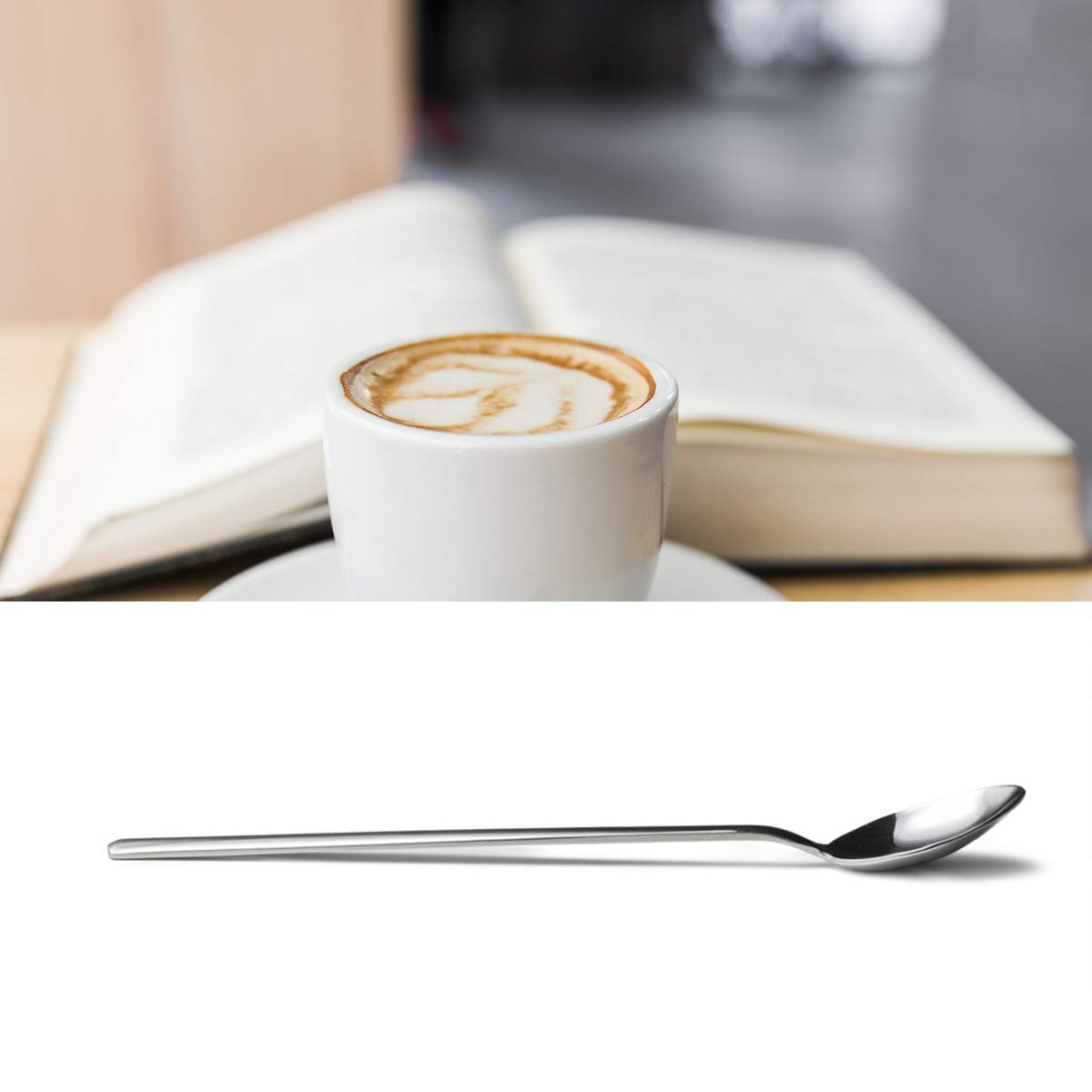Funny Coffee Spoon Engraved Stainless Steel For Coffee Lover Women Men - Best For Girlfriend Wife Dad Husband Boyfriend Friends