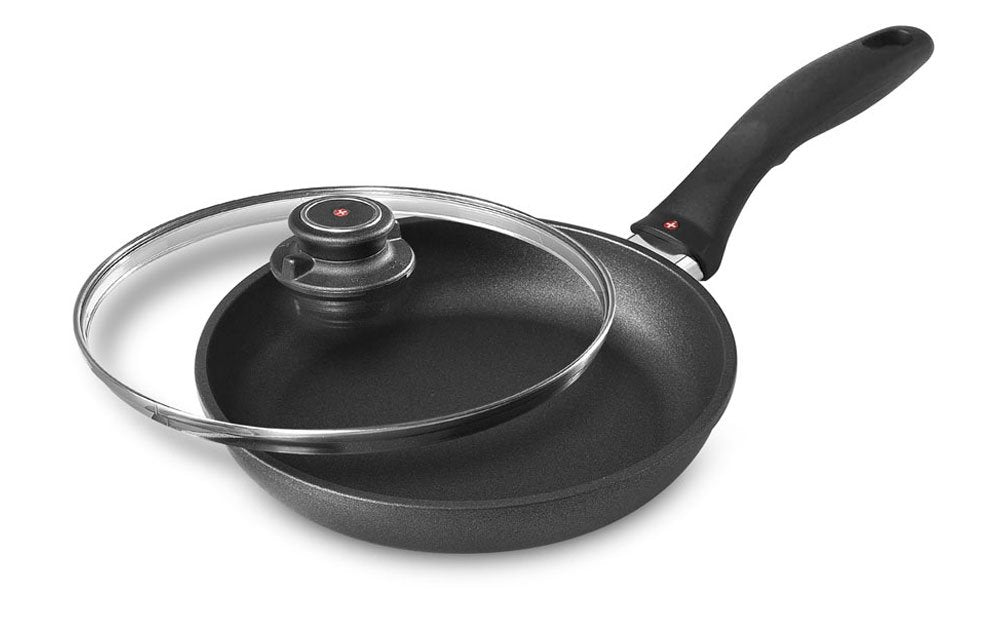 Swiss Diamond 10.25'' Frying Pan - Hd Nonstick Diamond Coated Aluminum Skillet, Includes Lid - Dishwasher Safe And Oven Safe Fry