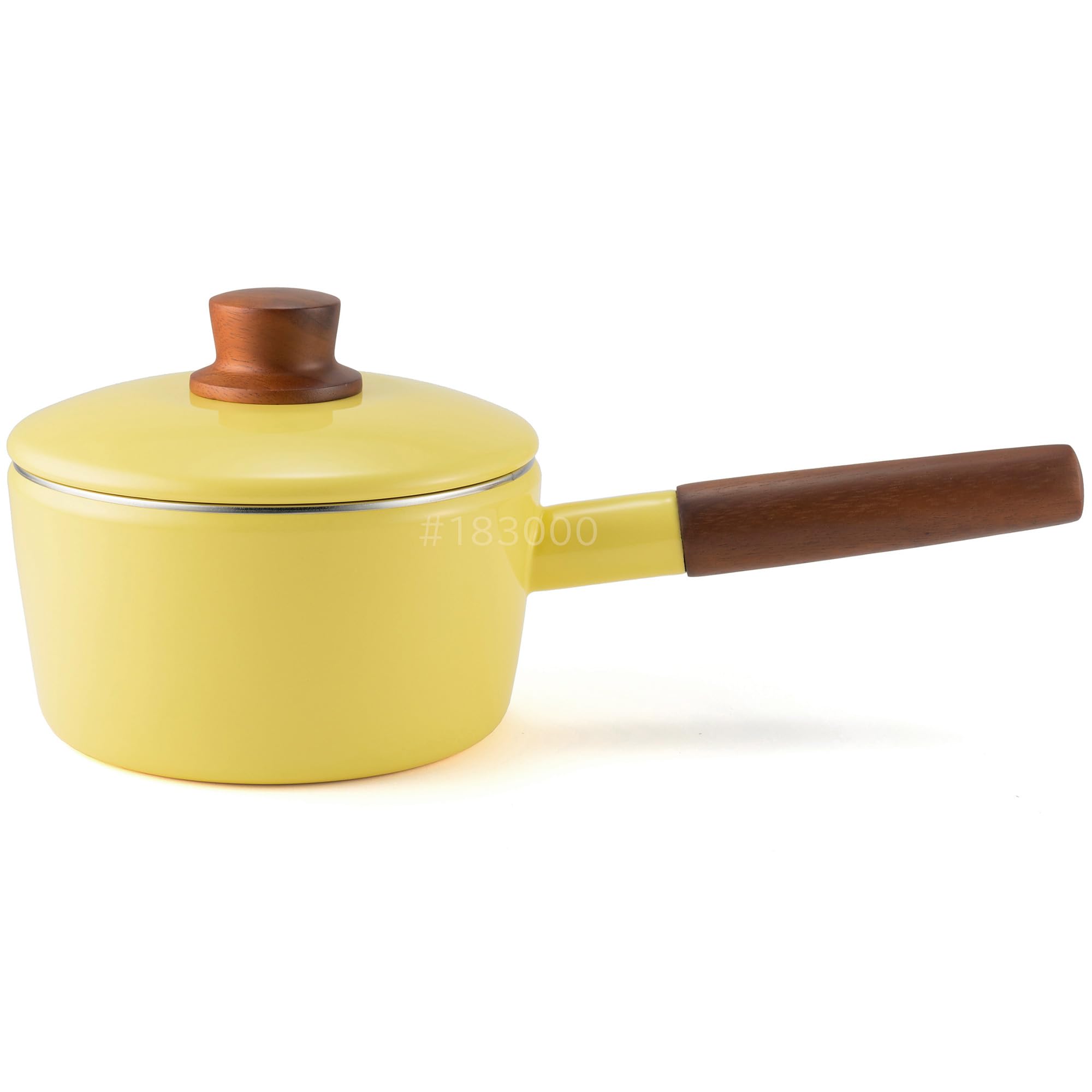 Fuji Horo NA16S.BY Saucepan, 6.3 inches (16 cm), Butter Yellow, Induction Compatible, Natural Series